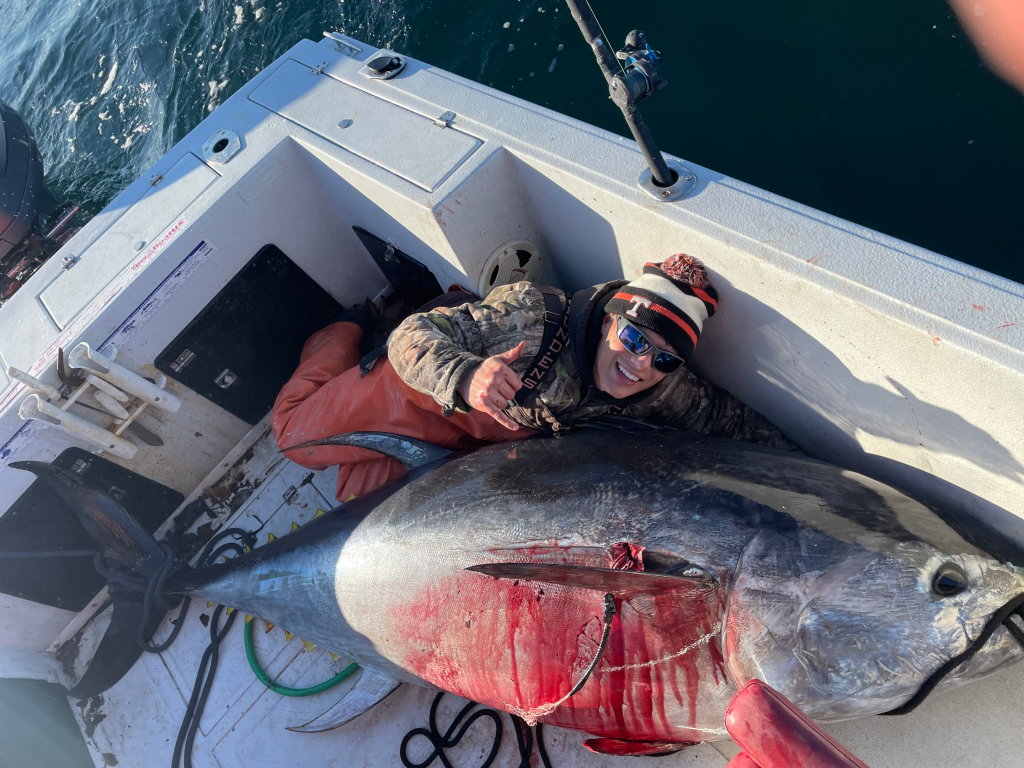 Cape Cod Tuna Fishing from a Small Boat